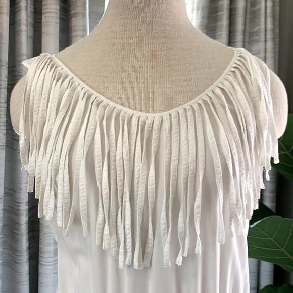 ARIAT large white dress with fringe - Picture 2 of 5